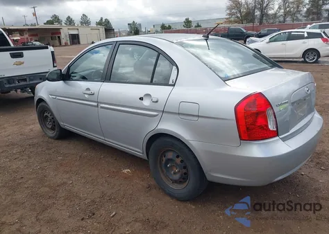 2009 Hyundai Accent Gls from USA, damaged, VIN KMHCN46C09U347921